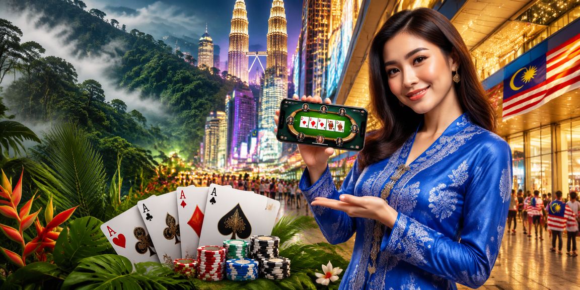 Pengguna Kuala Lumpur dalam baju kurung menikmati permainan kasino dalam talian termasuk roulette 338