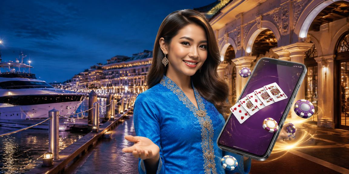 Permainan kad tradisional Malaysia dalam pakaian baju kurung bersama platform 338