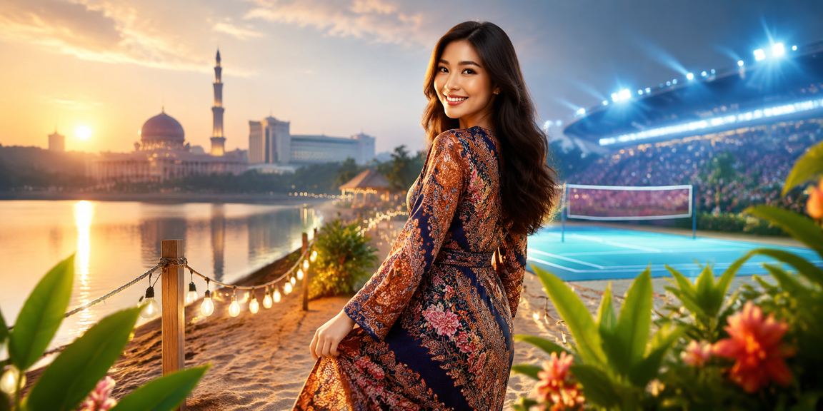 Pengguna Putrajaya membuat deposit dalam pakaian batik untuk pertaruhan Sukan Maya 338